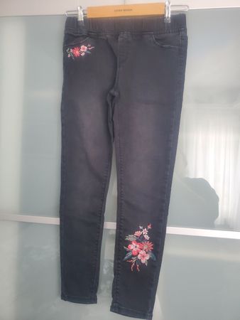 Treggings / Hose bestickt 140 vertbaudet