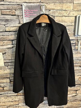 Mantel schwarz Gr. L