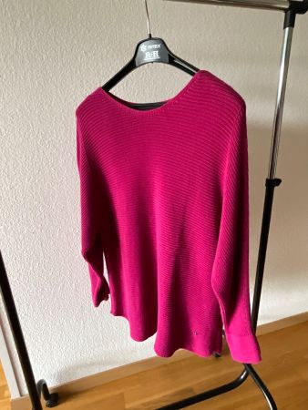 Walbusch Damenpullover Grösse 48 – 100% Baumwolle, Pink