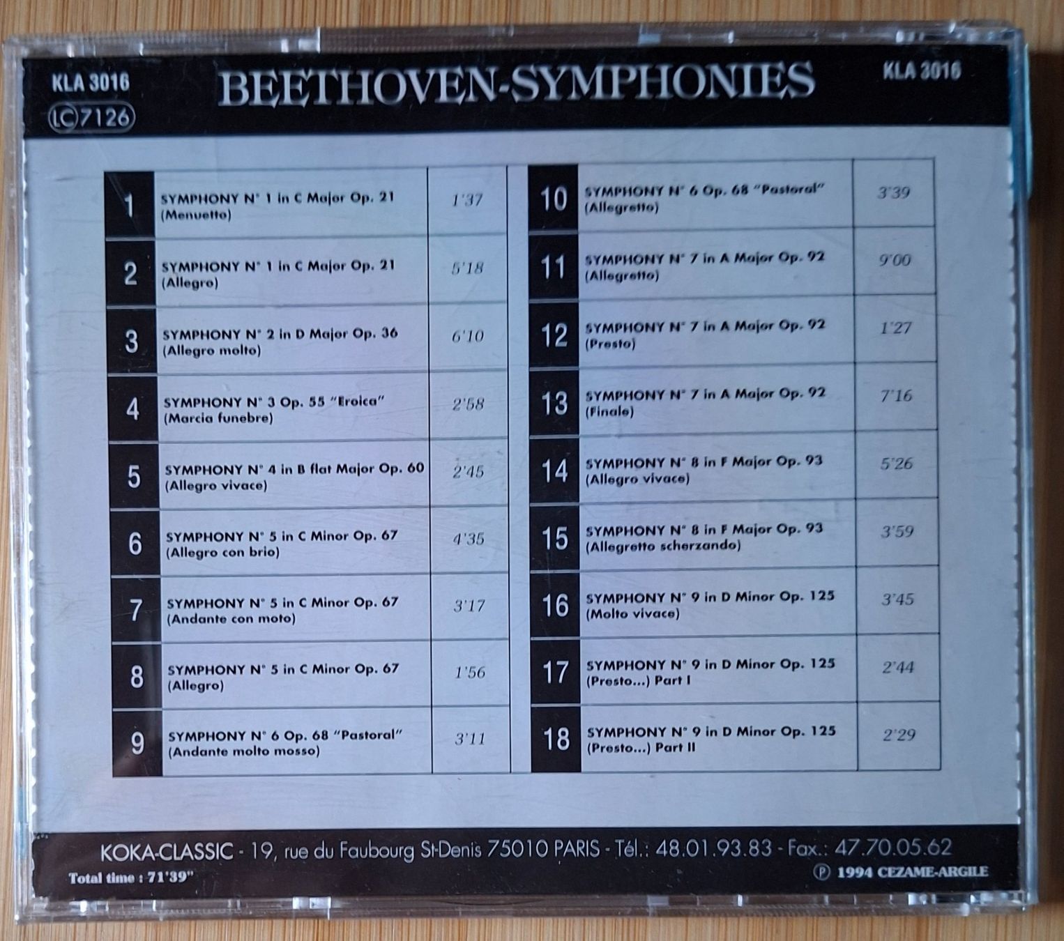 CDs: CD L.V. Beethoven – D'occasion à Burg AG par ..machine_rec.. 2