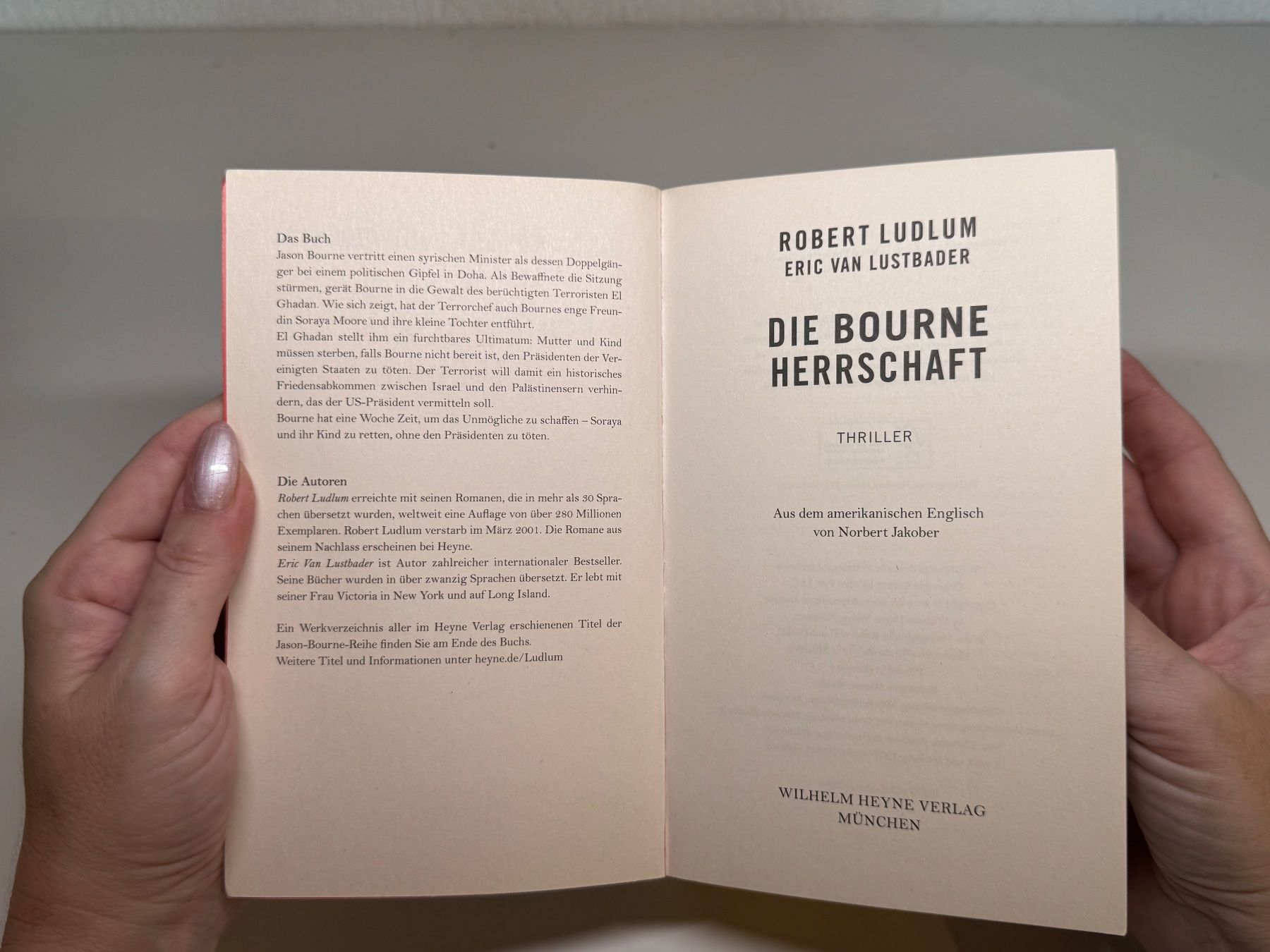 Bücher: ROMAN: Robert Ludlum, Die Bourne Herrschaft – Gebraucht aus Grosswangen von Deutsche_Romane 3