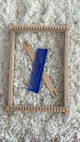 Webrahmen mit Kamm und Spule Holz/Kunststoff guter Zustand
