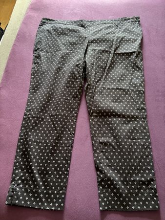 Schicke 7/8 Sommerhose mit Muster ca. Gr 52/54