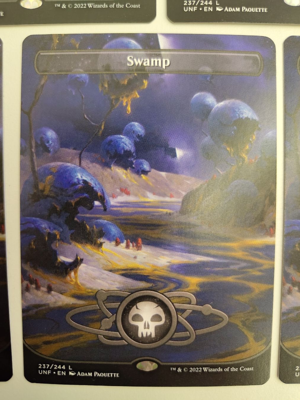 Magic The Gathering Carte collezionabili: MTG Swamp Unfinity 2 foil 5 non foil – Nuovo (secondo la descrizione) da Obergerlafingen venduto da kingslayer4 3