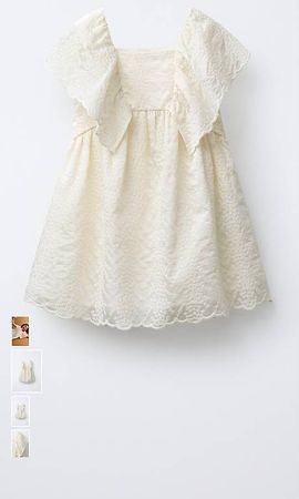 Besticktes Kleid von Zara Gr.98