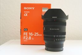 Sony FE 16-25mm f/2.8 G sehr guter Zustand