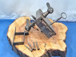 1 Tür Schloss SET mit Schlüssel DM6.2cm DRSe (LOT2227X#TBS1)