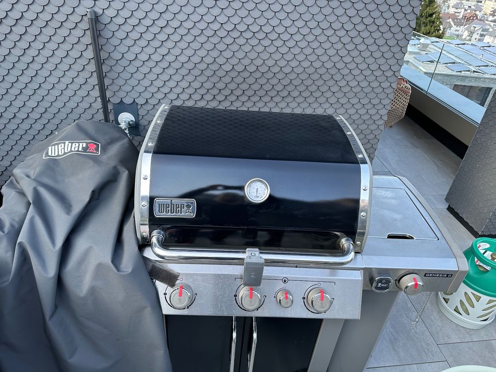Weber Grill Genesis II EP335 GBS Schwarz mit viel Zubehör Kaufen auf