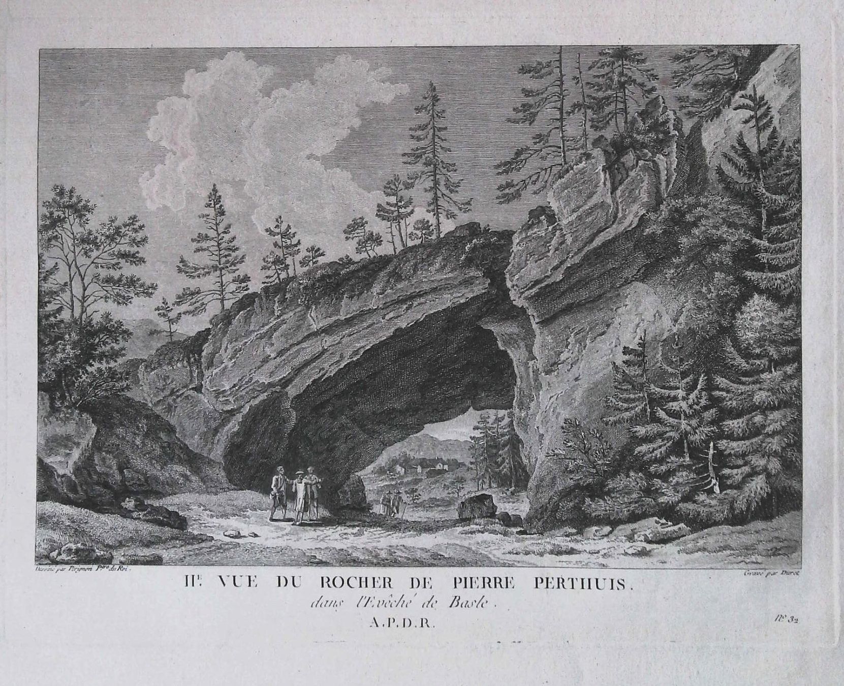 Incisioni: Pierre Pertuis Originalkupferstich 1780 – Usato da Rafz venduto da Helvet32 1