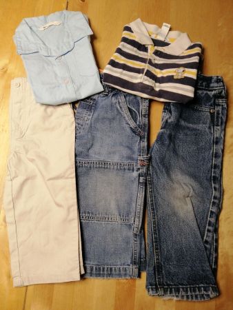1 lot de 5 habits taille 86