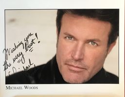 Michael Woods Autogramm signiert Foto 20x25cm