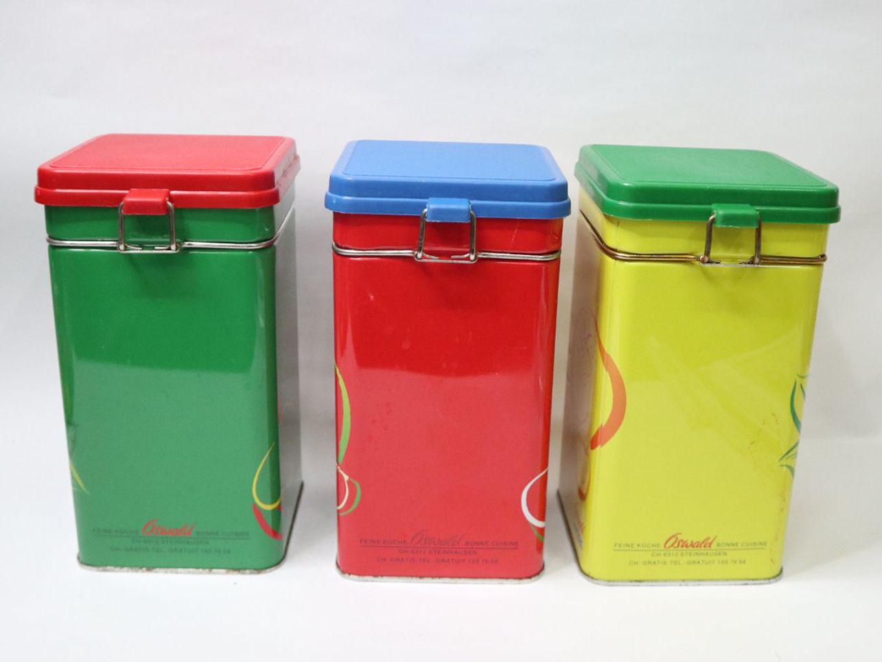 Behälter & Ähnliches: 3x Vintage Oswald Vorratsdosen – Gebraucht aus Eschenbach SG von Astalavista 3