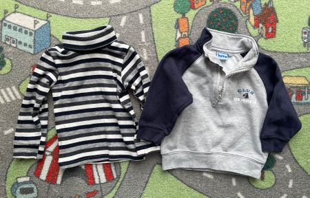 Gr.80-86 Thermo Pullover Fleece Rollkragenpullover