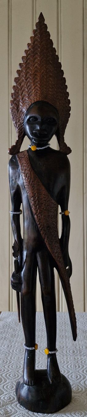 Statuette: Afrikanische Indianerfigur – Usato da Gerzensee venduto da Neggimann