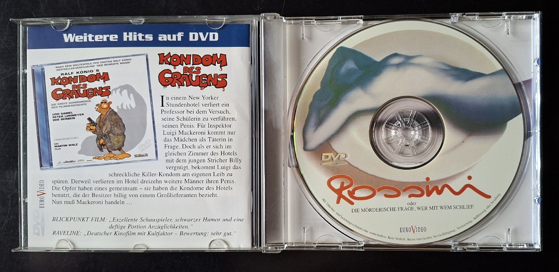 Tutti i DVDs: ROSSINI oder die mörderische Frage, wer mit wem schlief – Usato da Liestal venduto da Abimos 2