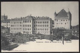 Lausanne  - Ecole de chimie et Château,