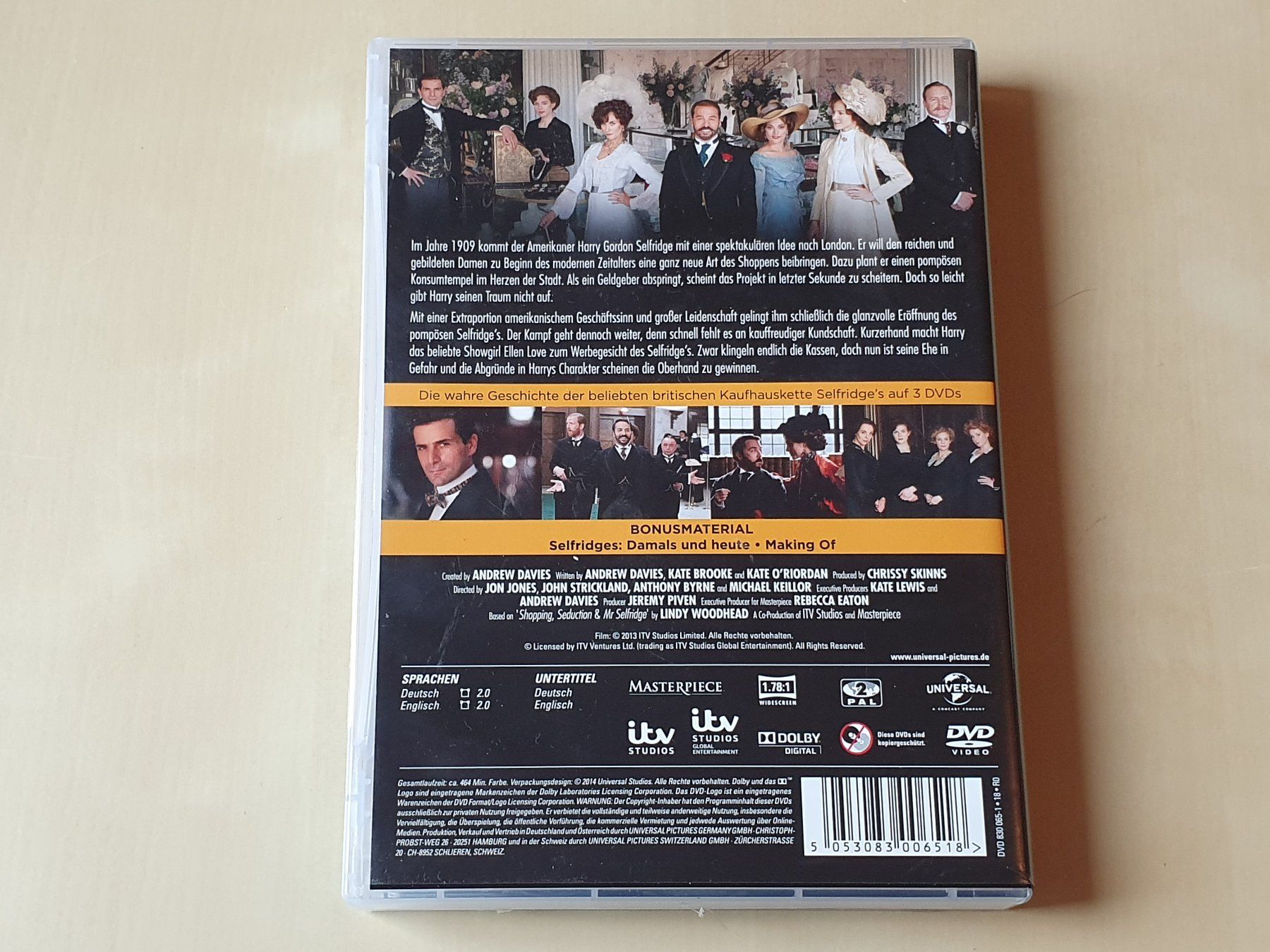 Alle DVDs: Mr Selfridge Staffel Eins / Season 1 – Gebraucht aus Stansstad von collectorsshop 1