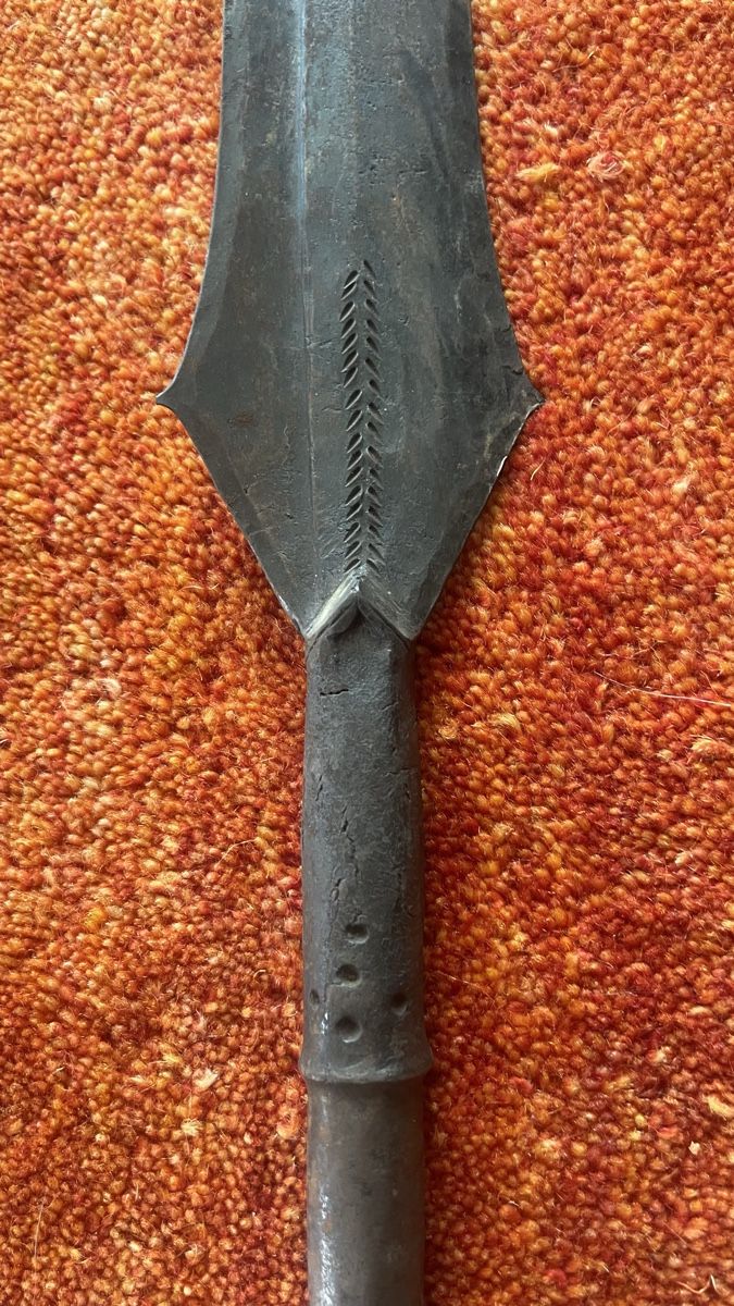 Bogenschiessen: Prunk-, Statusspeer  Zentralafrika, 154cm – Gebraucht aus Marthalen von tfu058 2