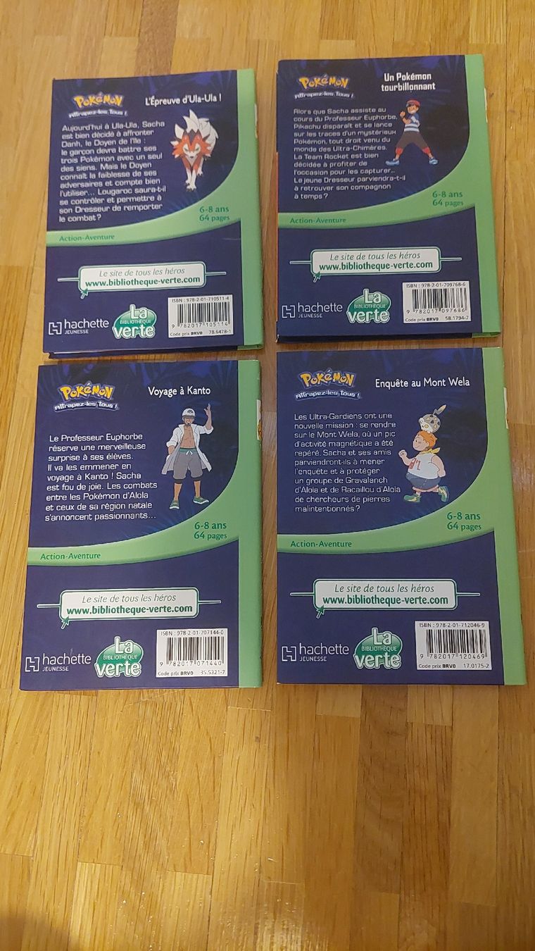 Libri: 4 livres pokemon – Usato da Châtelaine venduto da Gian_1983 1