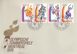 1976 FL Olympische Sommerspiele Montreal Canada FDC