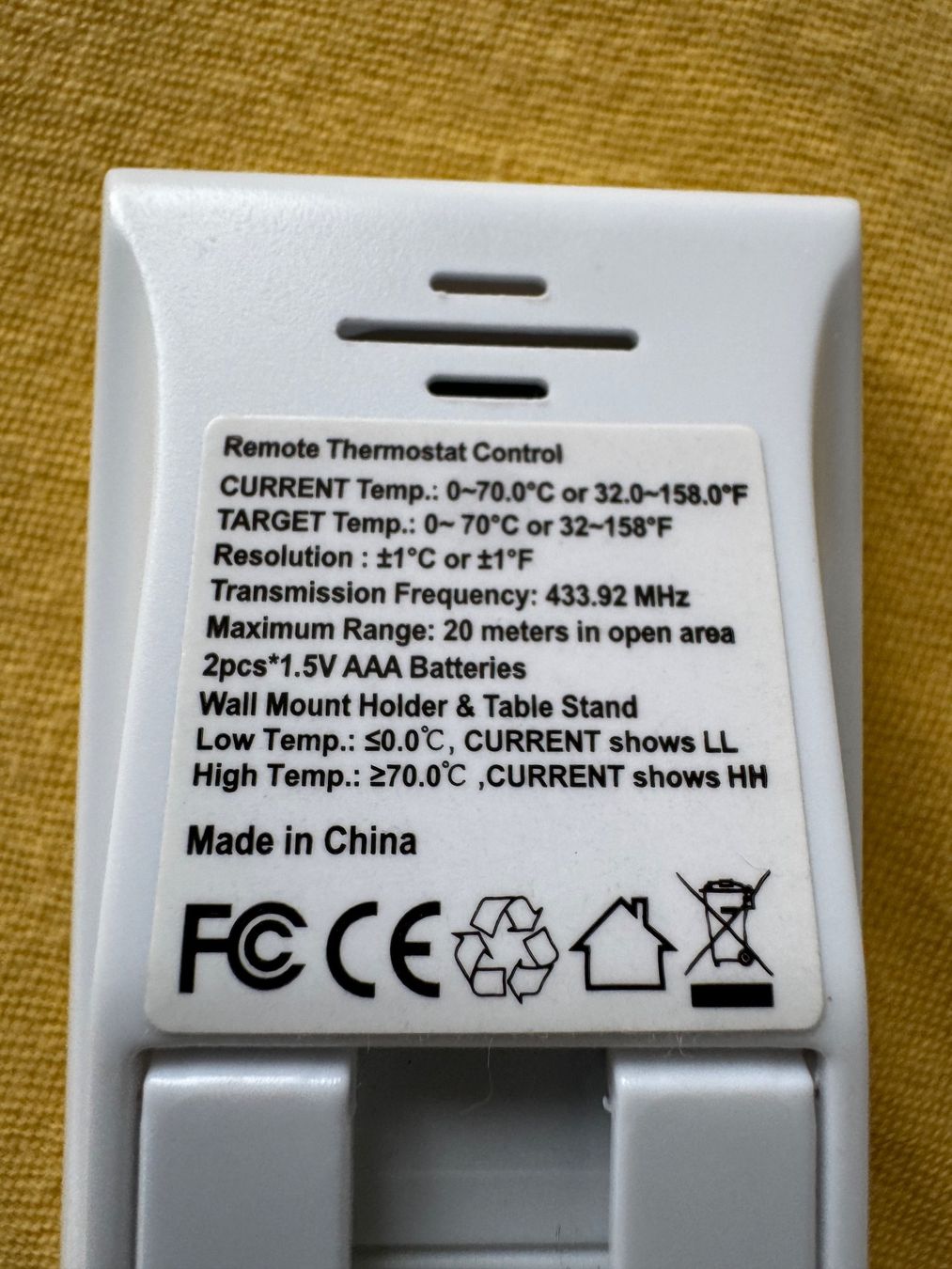 Altro per la casa: Wireless Thermostat Steckdose, Digitaler Temperaturregler – Usato da Ostermundigen venduto da Gummibaerli63 4