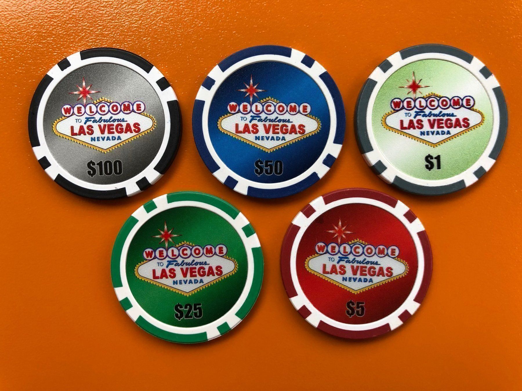 Giochi: Las Vegas - Casino - Pokerchips – Nuovo (secondo la descrizione) da Pfäffikon SZ venduto da Sieben77 1
