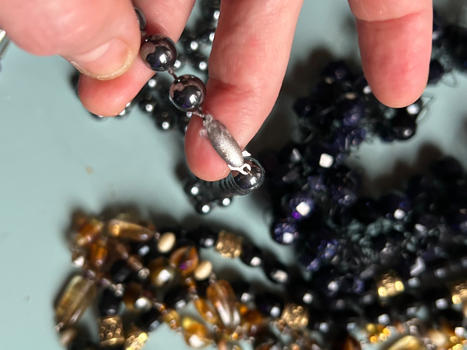 Catenine: 7 modeschmuckketten (1 hämatit) – Usato da Basel venduto da bellespirit 1