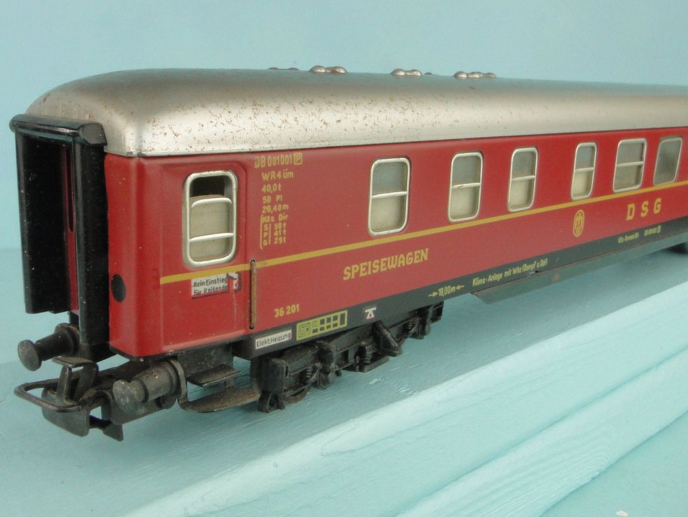 Dettaglio Interno Treno 1:87 Arredamento Interno Carrozza Ristorante Märklin H0 4024 - Stampa 3D Multicolore, Scala 1:87, Prodotto In Germania Arredamento Carrozza Ristorante Märklin - Foto 2