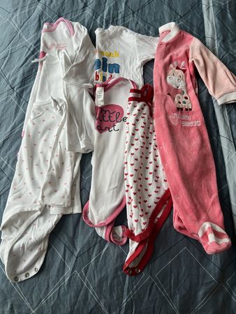 Süsses Mädchen Strampler Set Gr. 74/80Herbst