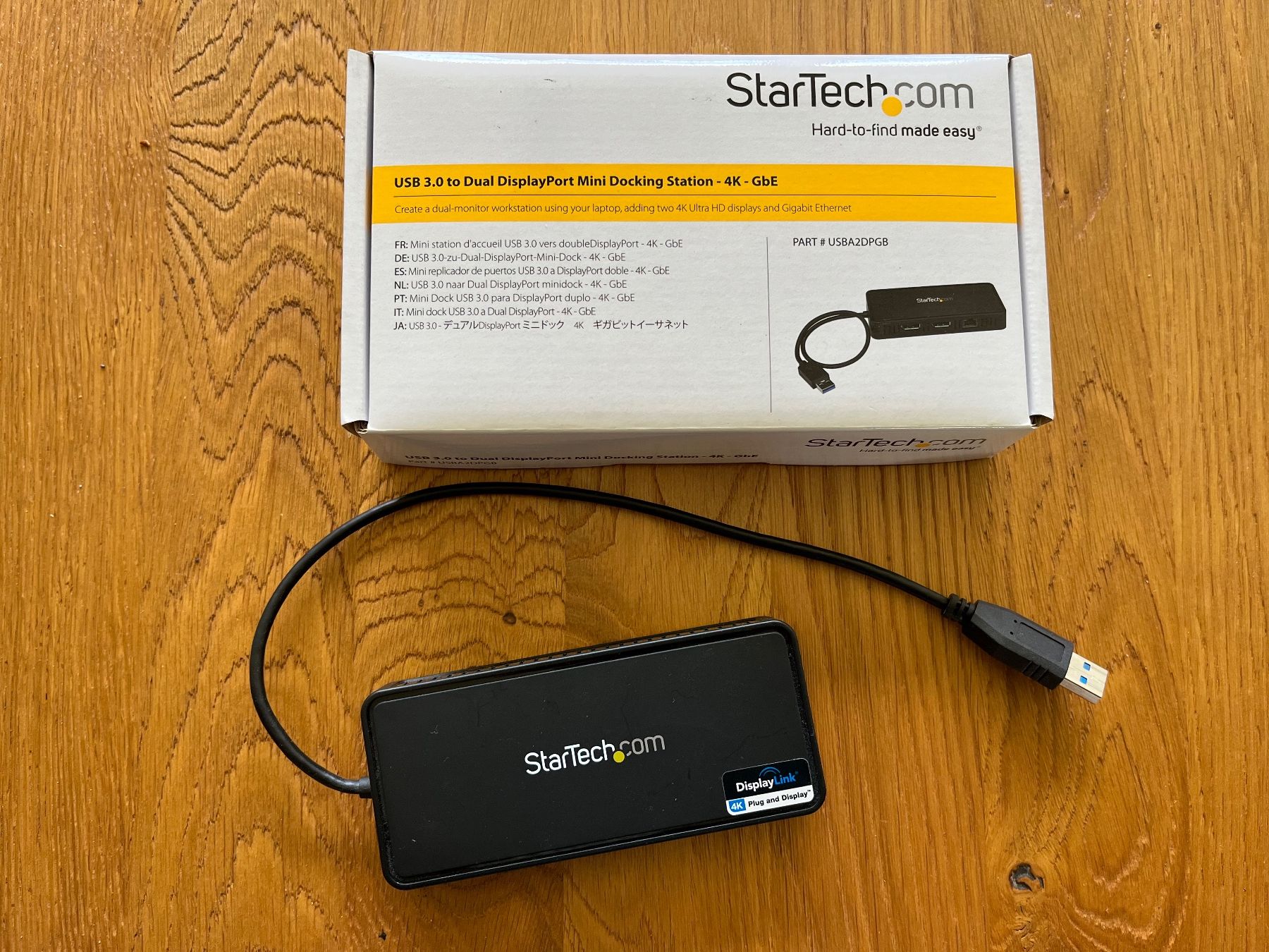 Docking station: USB 3.0 to Dual DisplayPort Mini Docking Station - 4K - GbE – Usato da Meilen venduto da Mofline