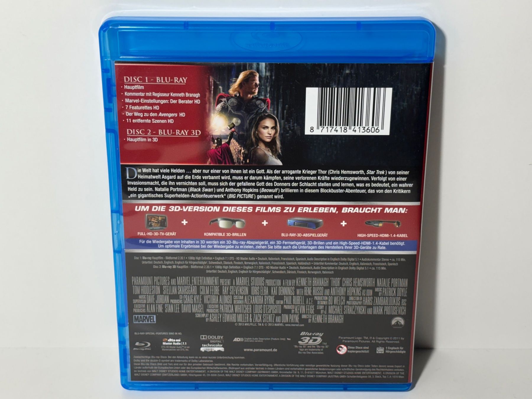 Tous les DVDs: Thor 1 Blu Ray 3D – D'occasion à Wilderswil par Sstriker 1