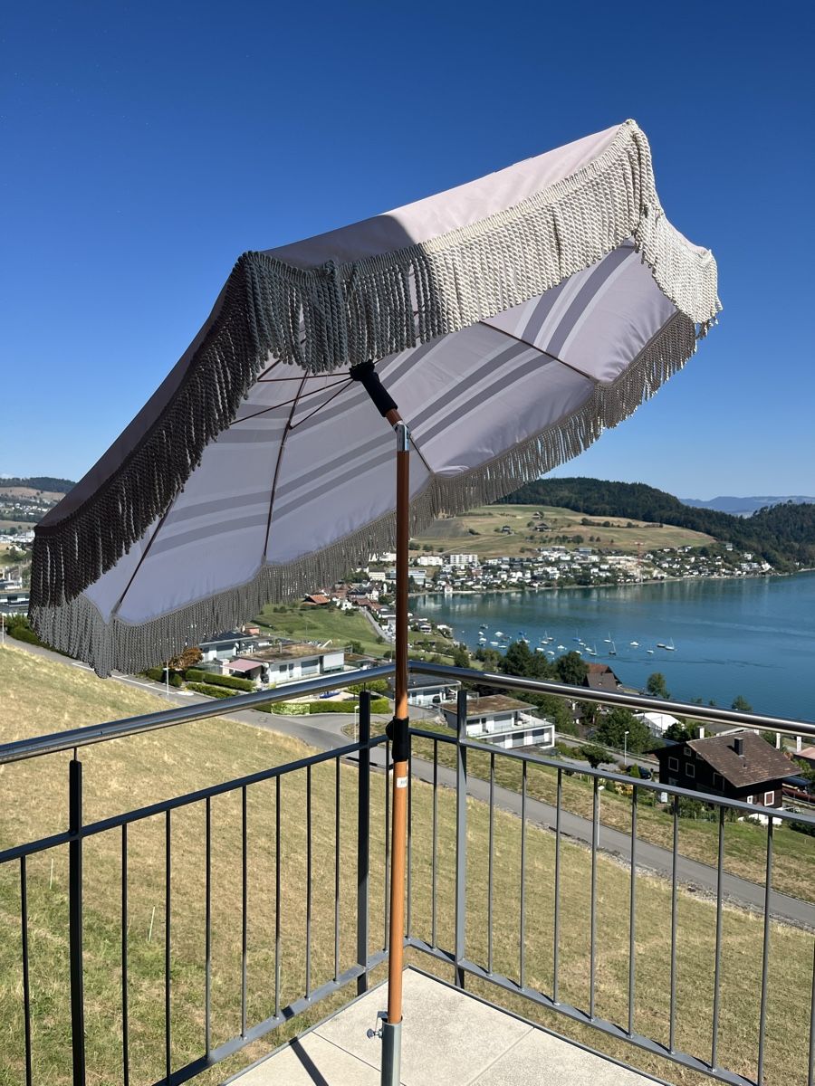 Sonnenschirme: RIVIERA MAISON Strandschirm 180cm – Gebraucht aus Immensee von Panchi4 4