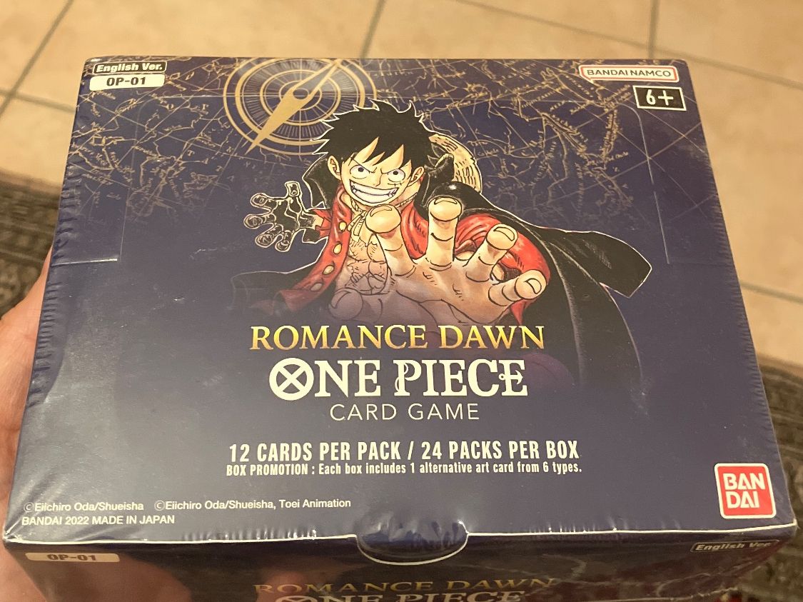 Bandai Carte collezionabili: One piece op 01 white bottom - ENG – Nuovo e nell'imballaggio originale da Figino venduto da SebaLvga01