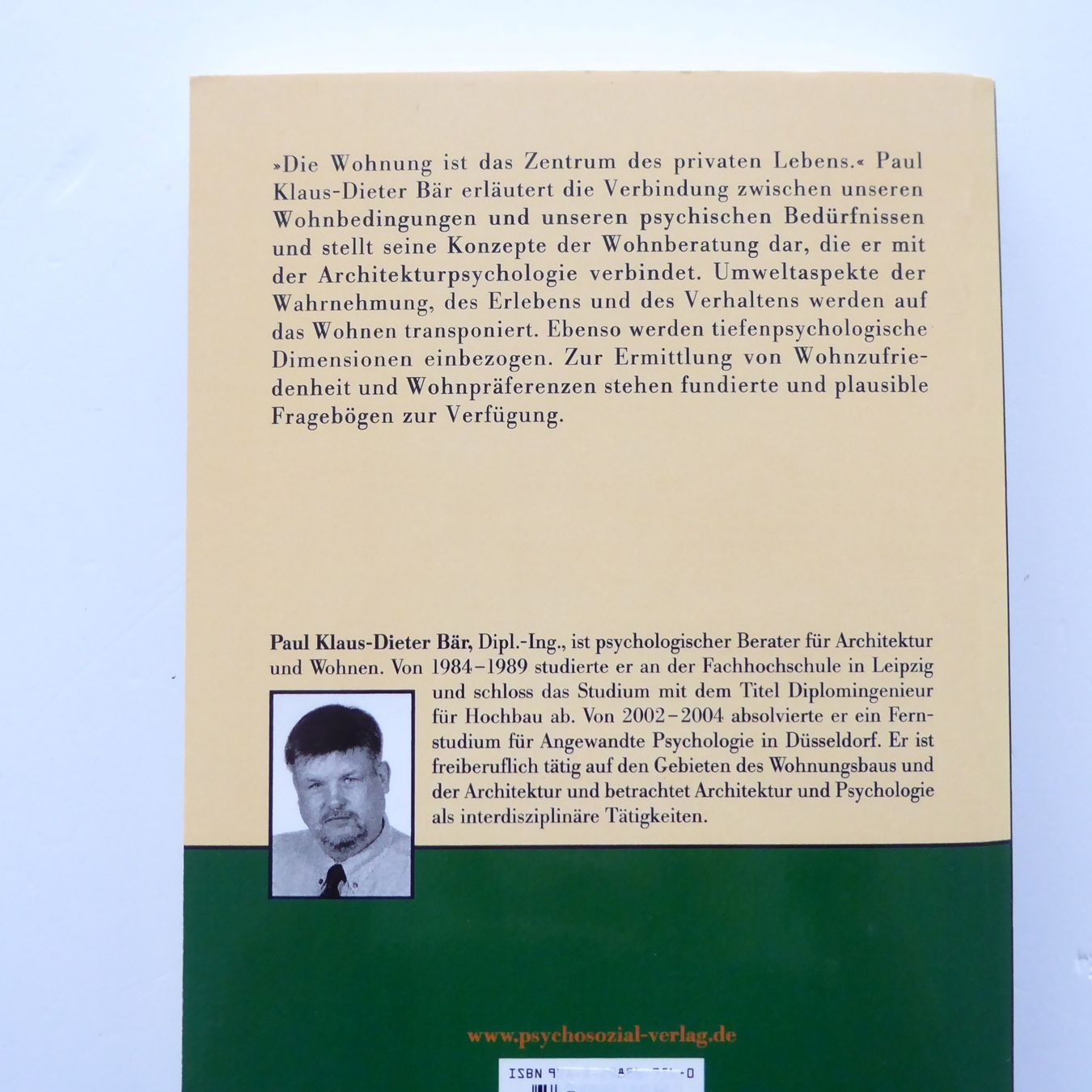 Libri: Architektur-Psychologie – Usato da Basel venduto da Kunterbunt12 1
