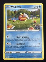 Pokémon Go Magikarp Karte 021/078 non Holo 🇺🇸