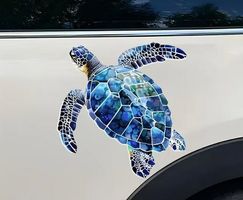 WASSERDICHTER PVC AUTOAUFKLEBER MEERESSCHILDKRÖTE NEU