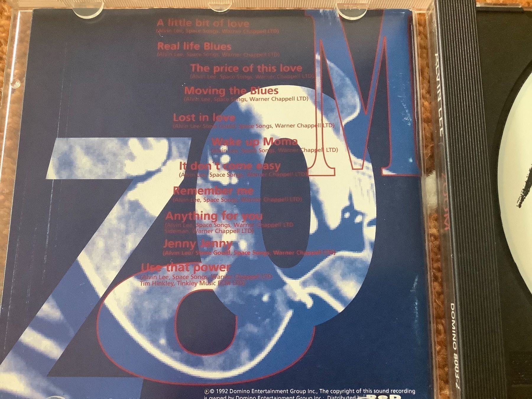 CD: Alvin Lee * Zoom – Usato da herzogenbuchsee venduto da HIFIANER 1