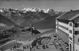 Alte Ansichtskarte Rigi-Kulm, gel. 1961