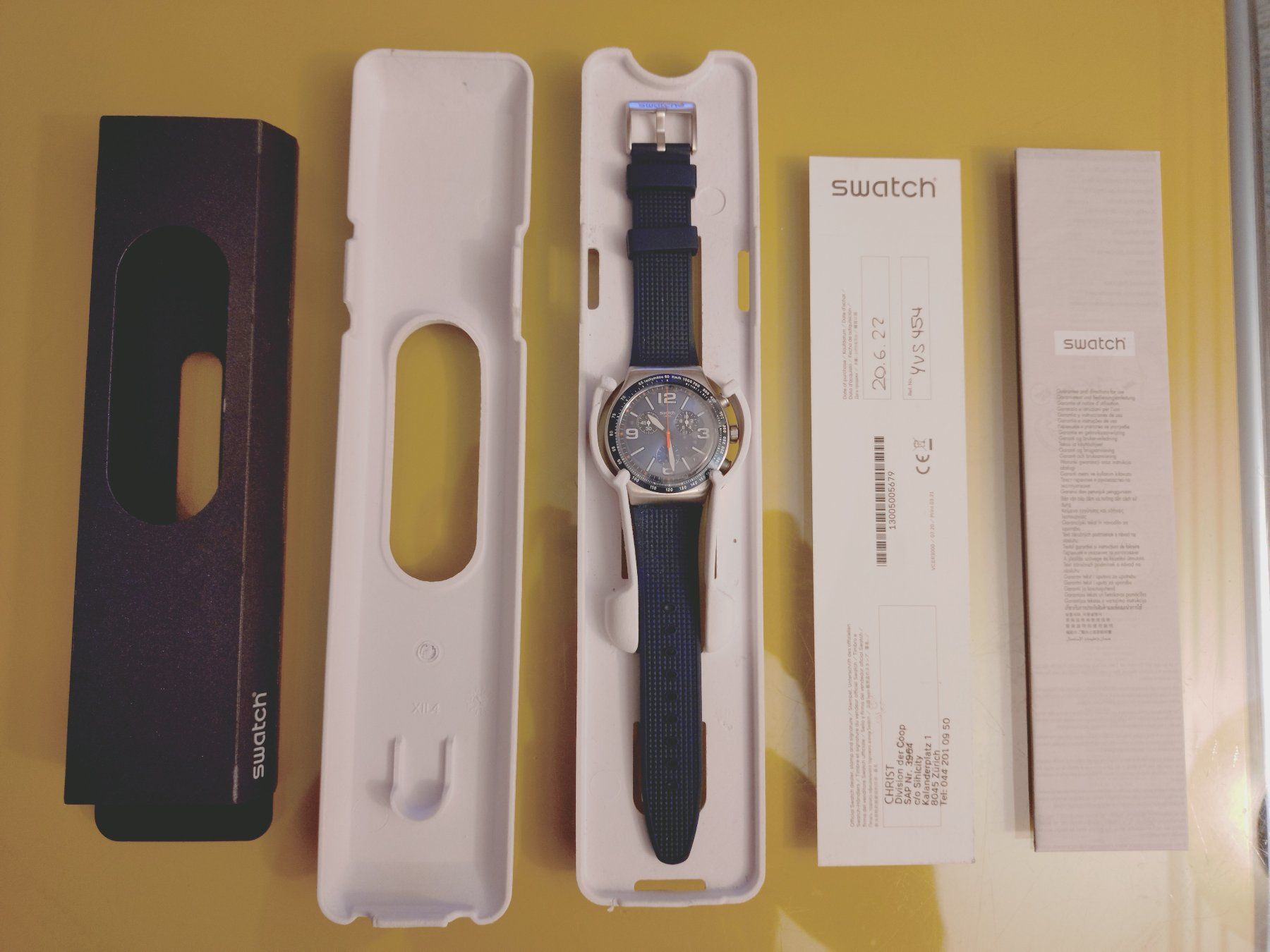 Swatch Orologi: Swatch BLUE GRID YVS434 – Nuovo (secondo la descrizione) da Langnau am Albis venduto da Slurpi71 2
