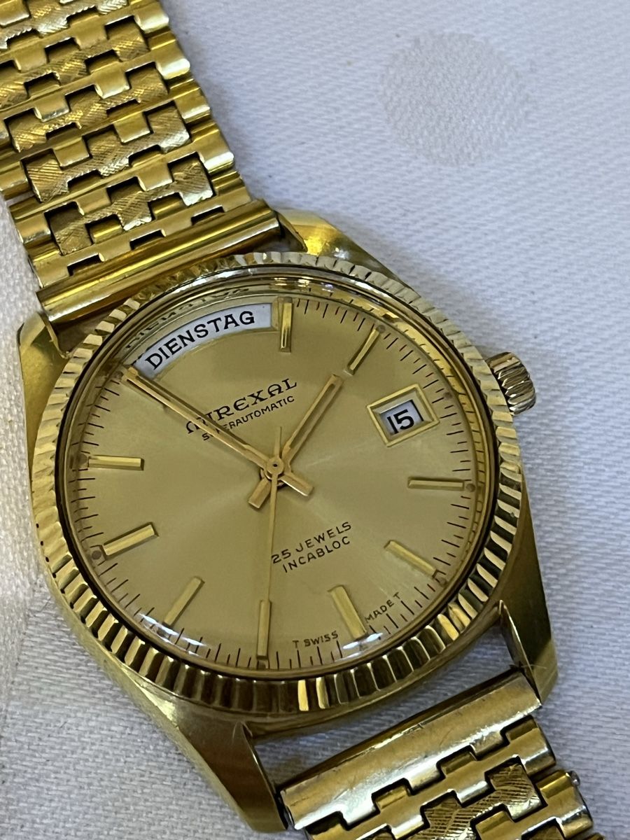 Élégante Mirexal Superautomatic Day-Date Modèle président (Gebraucht ...