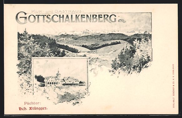 Ansichtskarten: Gottschalkenberg, Blick ins Land, Gastha – Gebraucht aus Berlin von bartko-reher