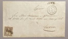 30 Brief Inwyl LU mit  Stabstempel Postablage INWYL