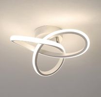Moderne Deckenlampe Acryl Weiß