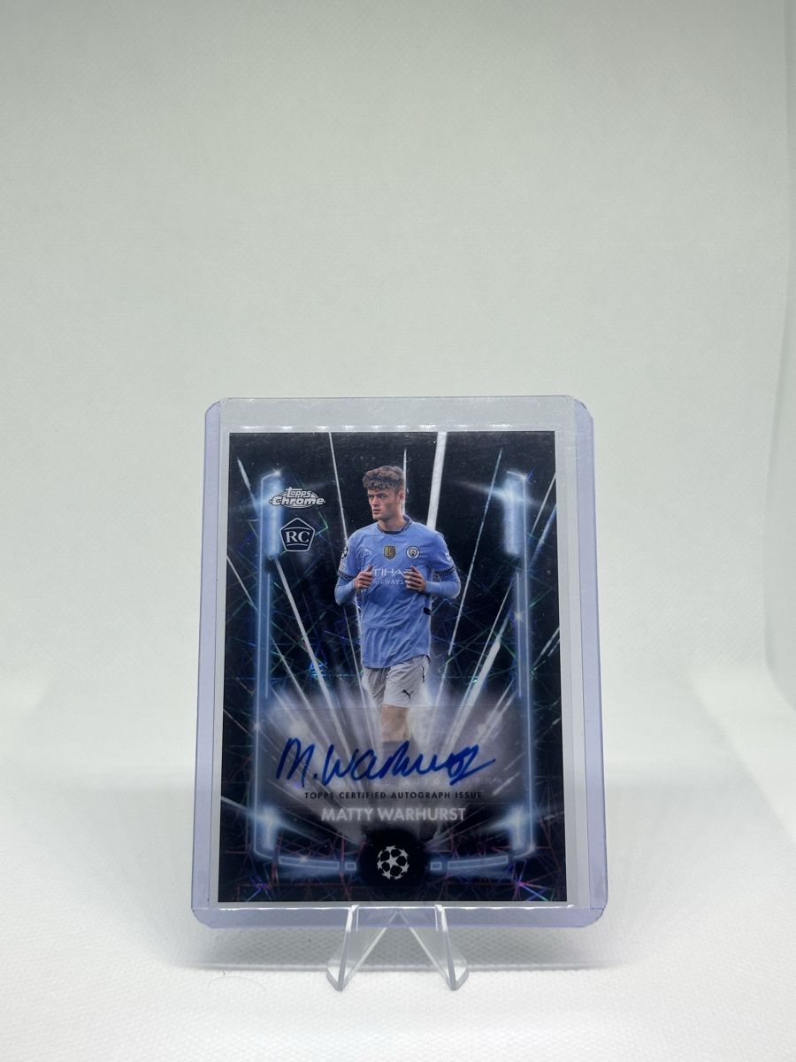 Topps Carte collezionabili: Matty Warhurst Black Lazer Autograph Card – Nuovo (secondo la descrizione) da Reichenburg venduto da dialedincards