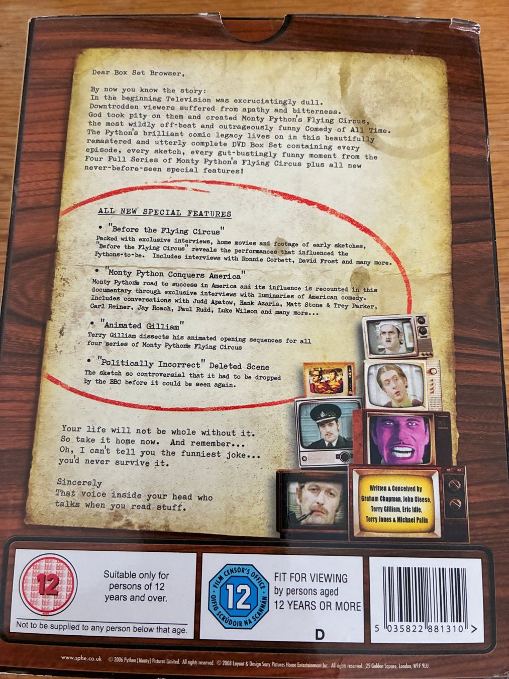 Tutti i DVDs: Monty Python's Flying Circus - Complete Series 1- 4 (DVD) – Usato da Vevey venduto da zecollector 2