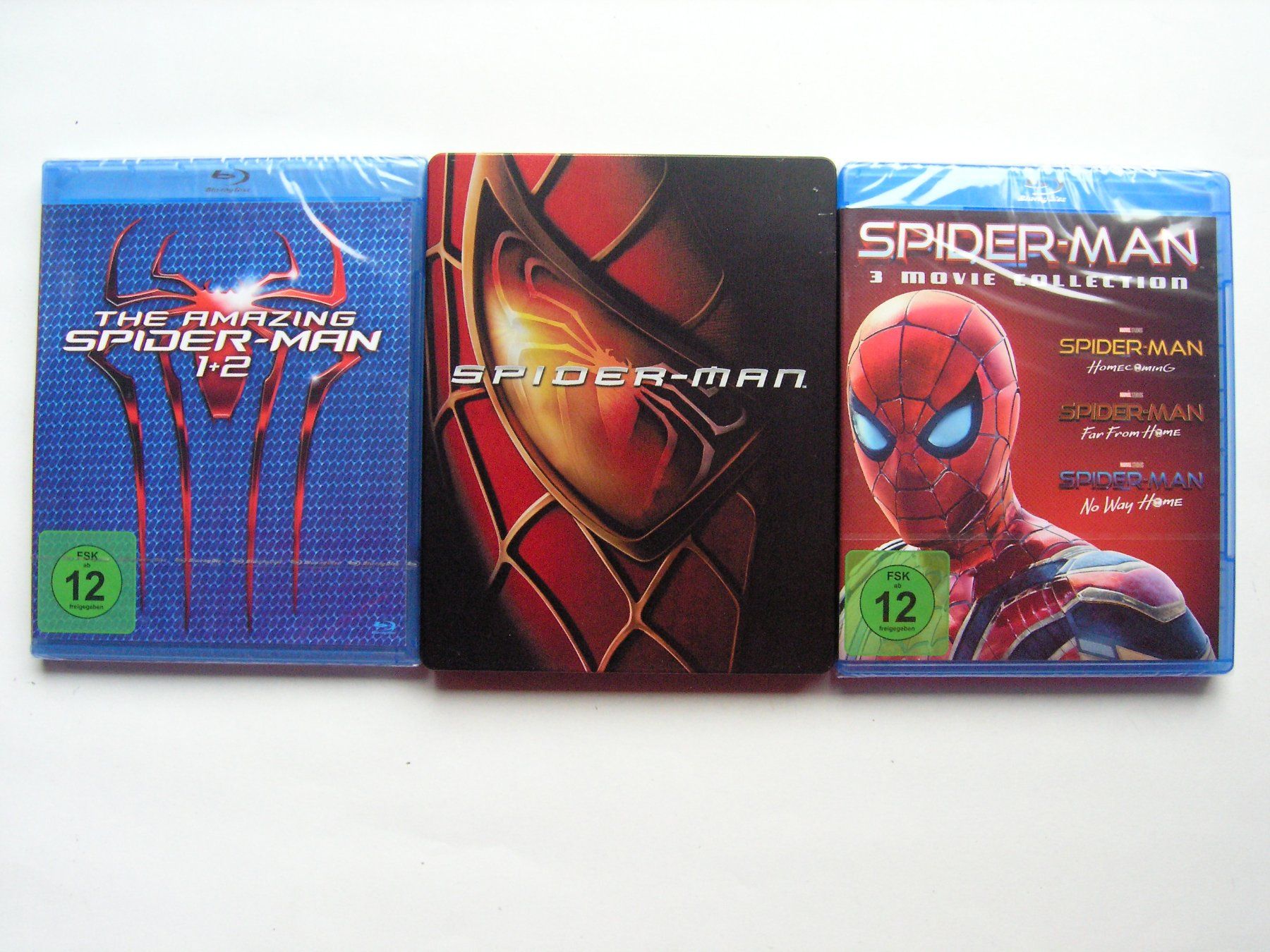 Tous les DVDs: SPIDER-MAN complete COLLECTION Bluray – Neuf (Voir description) à Zuzwil SG par vette13