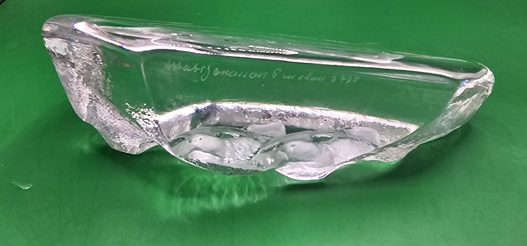 Figuren: Mats Jonasson Katzen Skulptur Figur Glas – Gebraucht aus Zürich von Daniela51 2