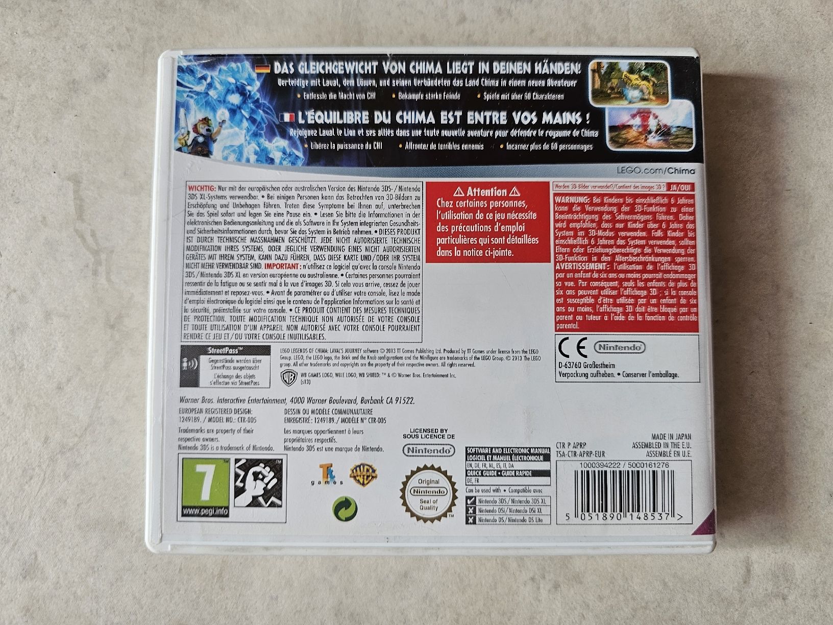 Nintendo Giochi: Lego Chima  -  Laval's Journey / Nintend 3DS – Usato da Schneisingen venduto da backstore24 1