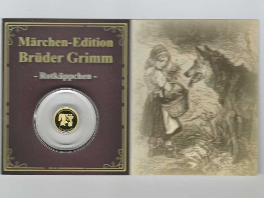 Tutti le monete: LIBERIA 20 DOLLARS MÄRCHEN EDITION BRÜDER GRIMM ROTKÄPPCHEN – Nuovo e nell'imballaggio originale da Dintikon venduto da bonita099