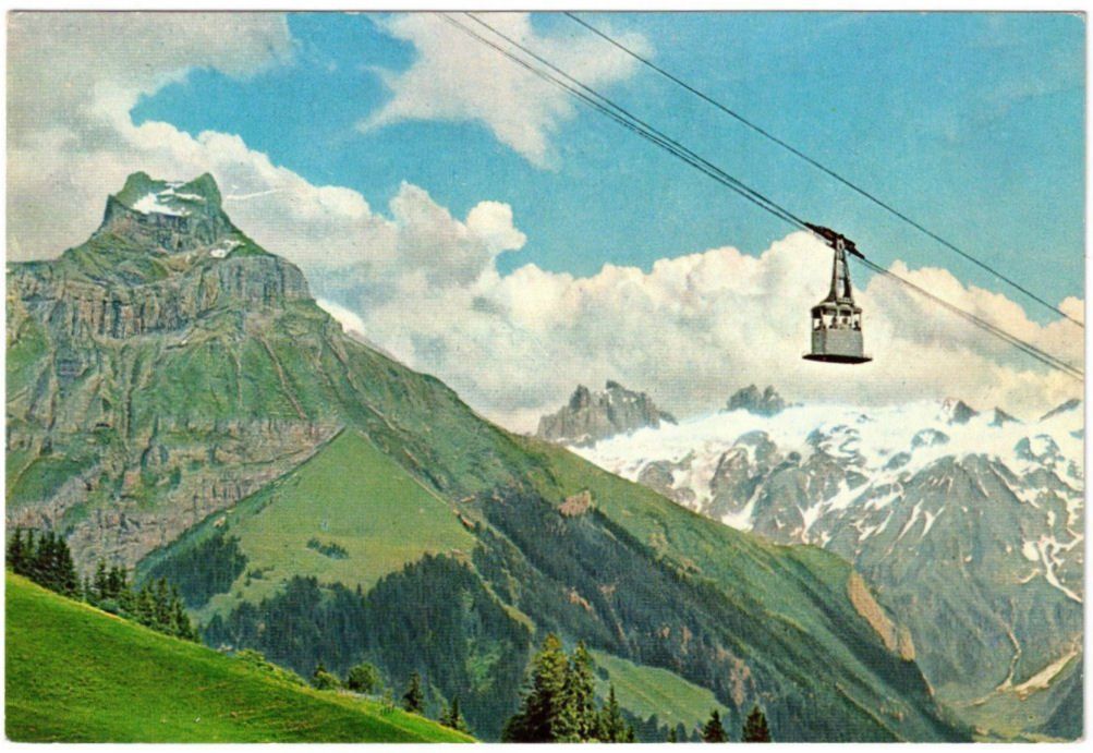 Cartes postales: Engelberg - Luftseilbahn Brunni – D'occasion à Binningen par Mountainrider